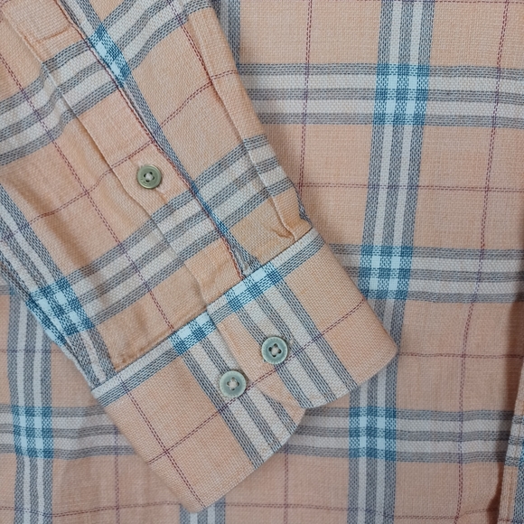 Rare Rabbit Plaid Multicolor Shirt Men's Sz L - Picture 9 of 9